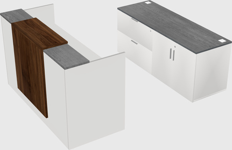 Modular reception desk