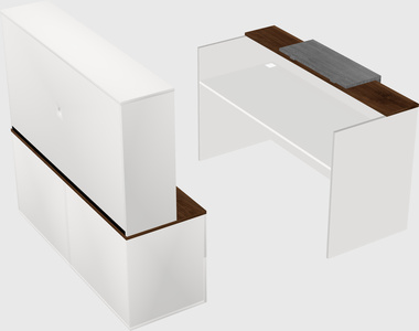 Modular reception desk