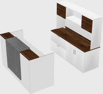 Modular reception desk