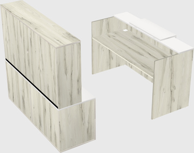 Modular reception desk
