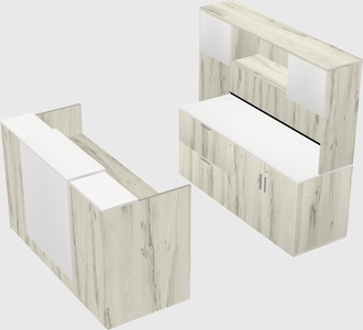 Modular reception desk