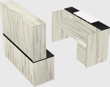 Modular reception desk