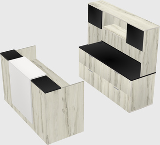 Modular reception desk