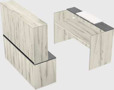 Modular reception desk