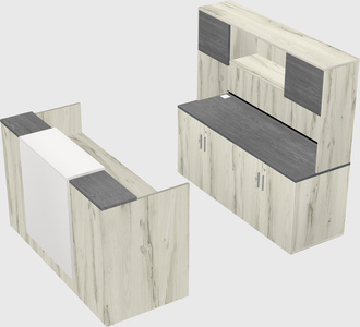 Modular reception desk