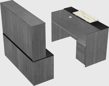 Modular reception desk