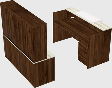 Modular reception desk