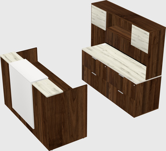 Modular reception desk