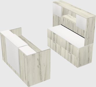 Modular reception desk