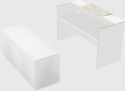 Modular reception desk