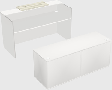 Modular reception desk