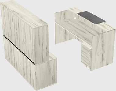Modular reception desk