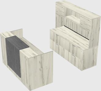 Modular reception desk