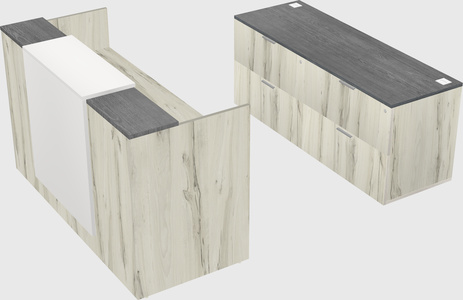 Modular reception desk