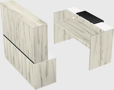Modular reception desk