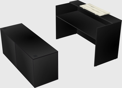 Modular reception desk