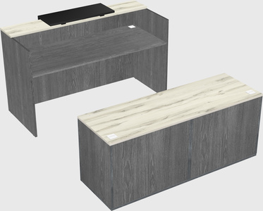 Modular reception desk
