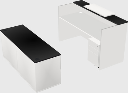 Modular reception desk