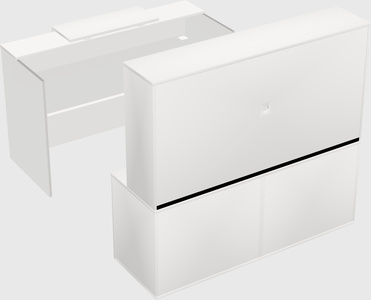Modular reception desk