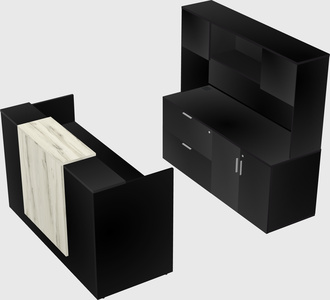 Modular reception desk