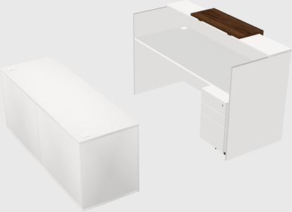 Modular reception desk