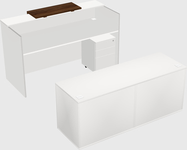 Modular reception desk