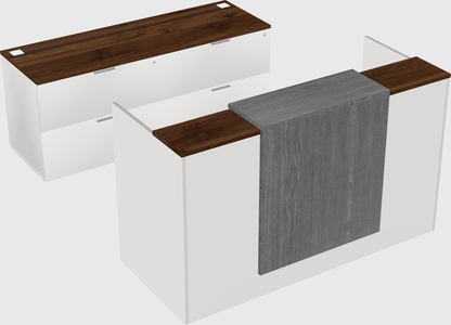 Modular reception desk