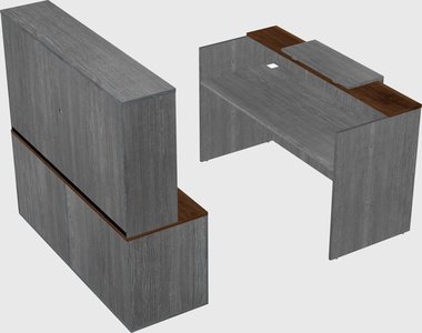 Modular reception desk