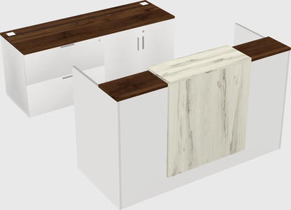 Modular reception desk