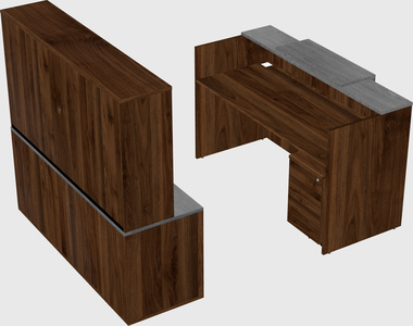 Modular reception desk