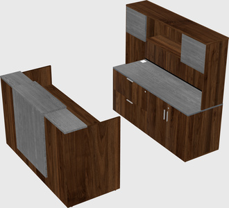Modular reception desk