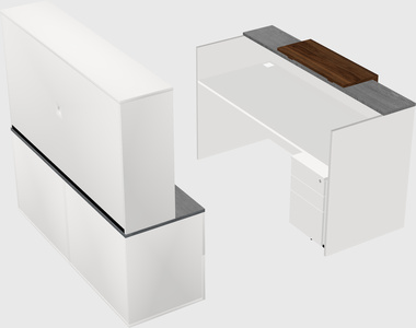 Modular reception desk