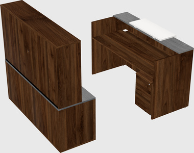 Modular reception desk