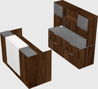 Modular reception desk