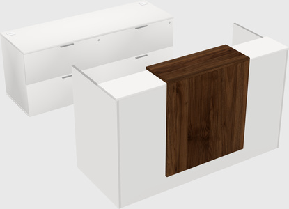 Modular reception desk