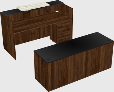 Modular reception desk