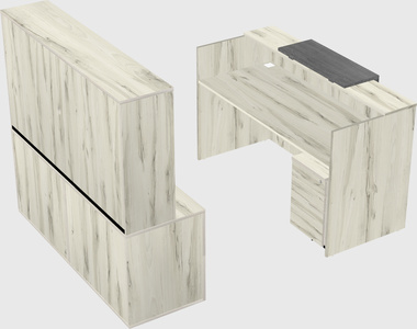 Modular reception desk