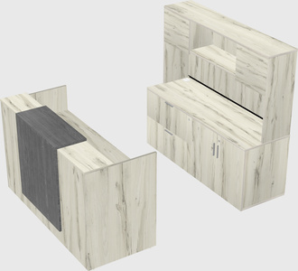Modular reception desk