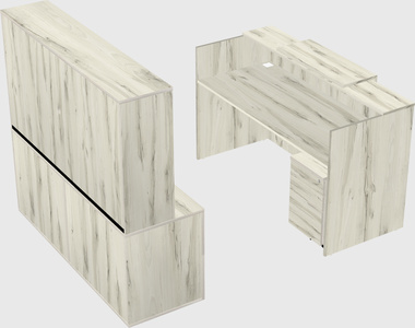 Modular reception desk