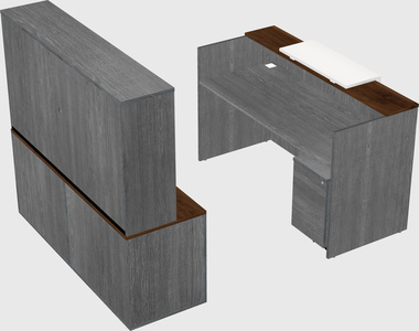 Modular reception desk