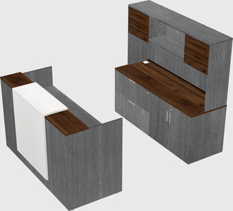 Modular reception desk