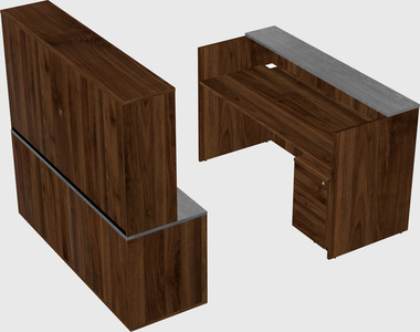 Modular reception desk