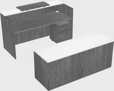 Modular reception desk