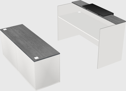Modular reception desk