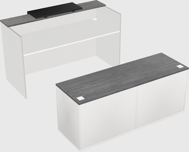 Modular reception desk
