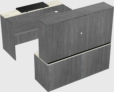 Modular reception desk