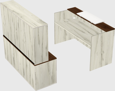 Modular reception desk