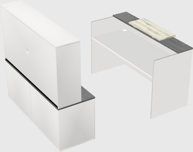Modular reception desk