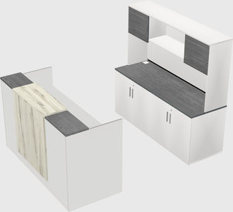 Modular reception desk