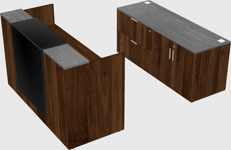 Modular reception desk
